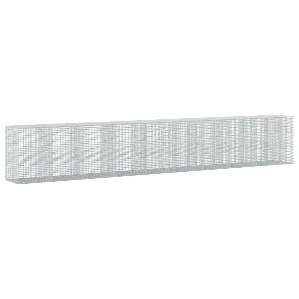 Gabione con filo da 5 mm e rete da 5x5 cm 950x100x150 cm 3464389