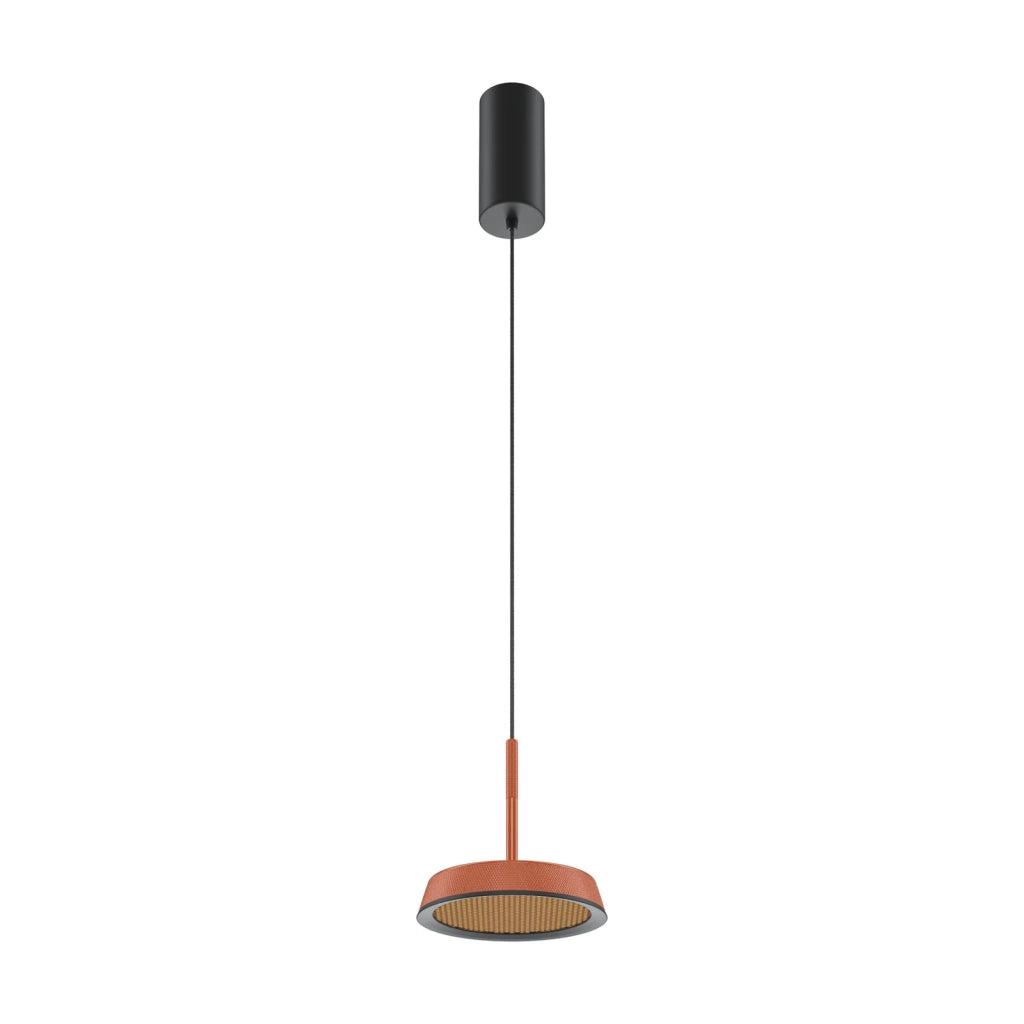 Maytoni Lampadario moderno El 1 luce LED integrato nero metallo