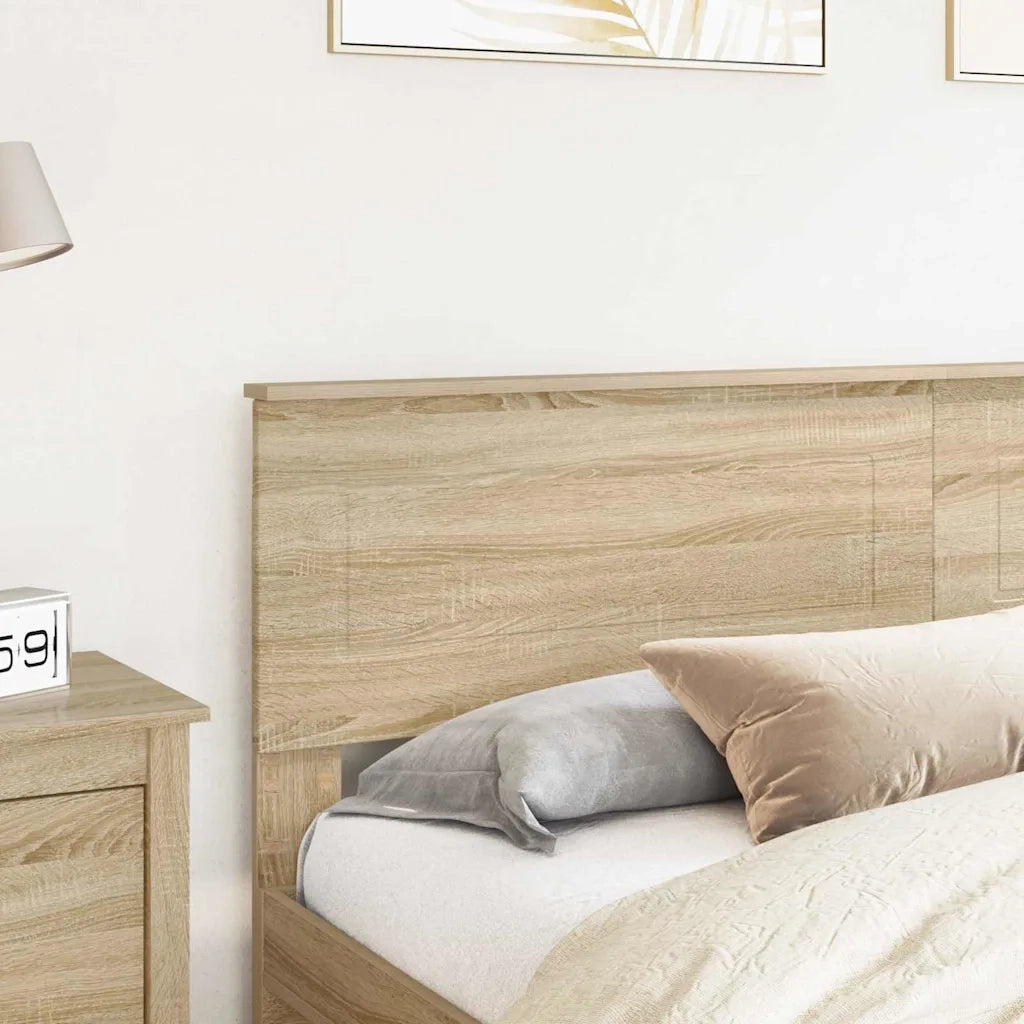 Testiera-Testata-Testiera Decorativa Rovere Sonoma 200 cm Legno multistrato 696943