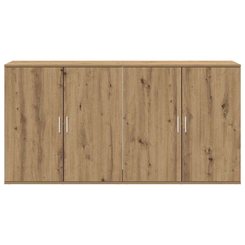 Credenza 2 pcs Rovere artigianale 79 x 38 x 80 cm 3334309