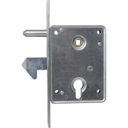 SERRATURA CANCELLO INFILARE 77QL ISEO  B.Q ZINC F.MM 25 C.SAGOM M1+Q8 E.MM 50