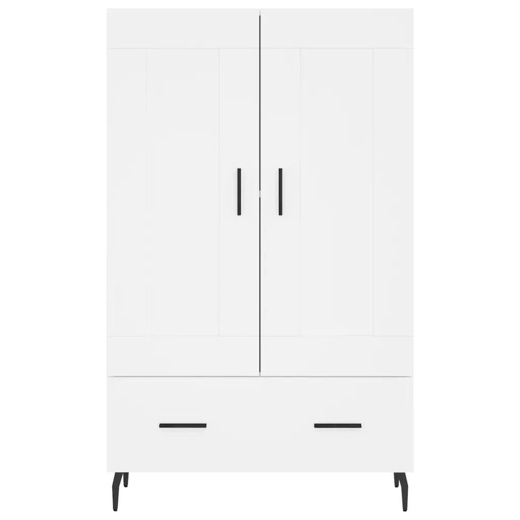 Credenza Bianca 69,5x31x115 cm in Legno Multistrato 830340