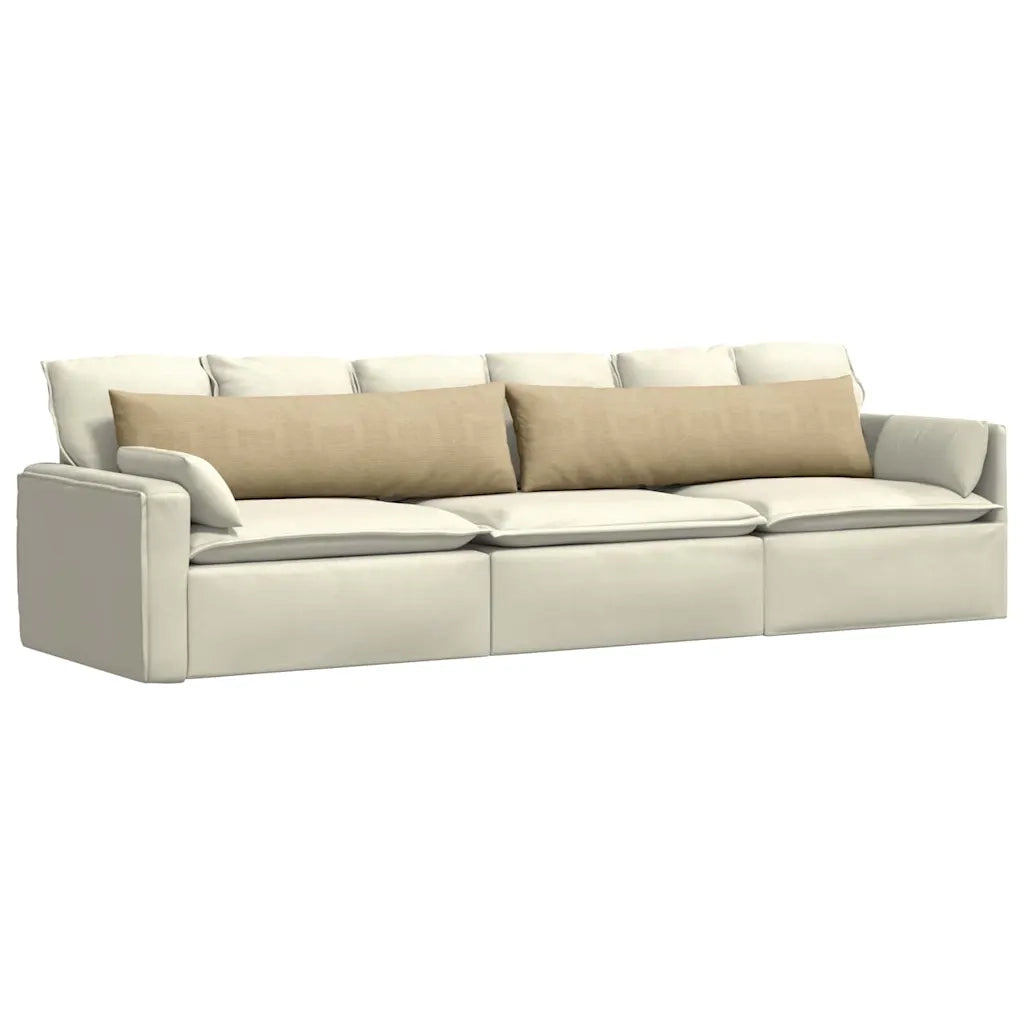 Cuscini da Divano 2 pz | Cuscini per sedie Grigio Verde 145 x 40 cm