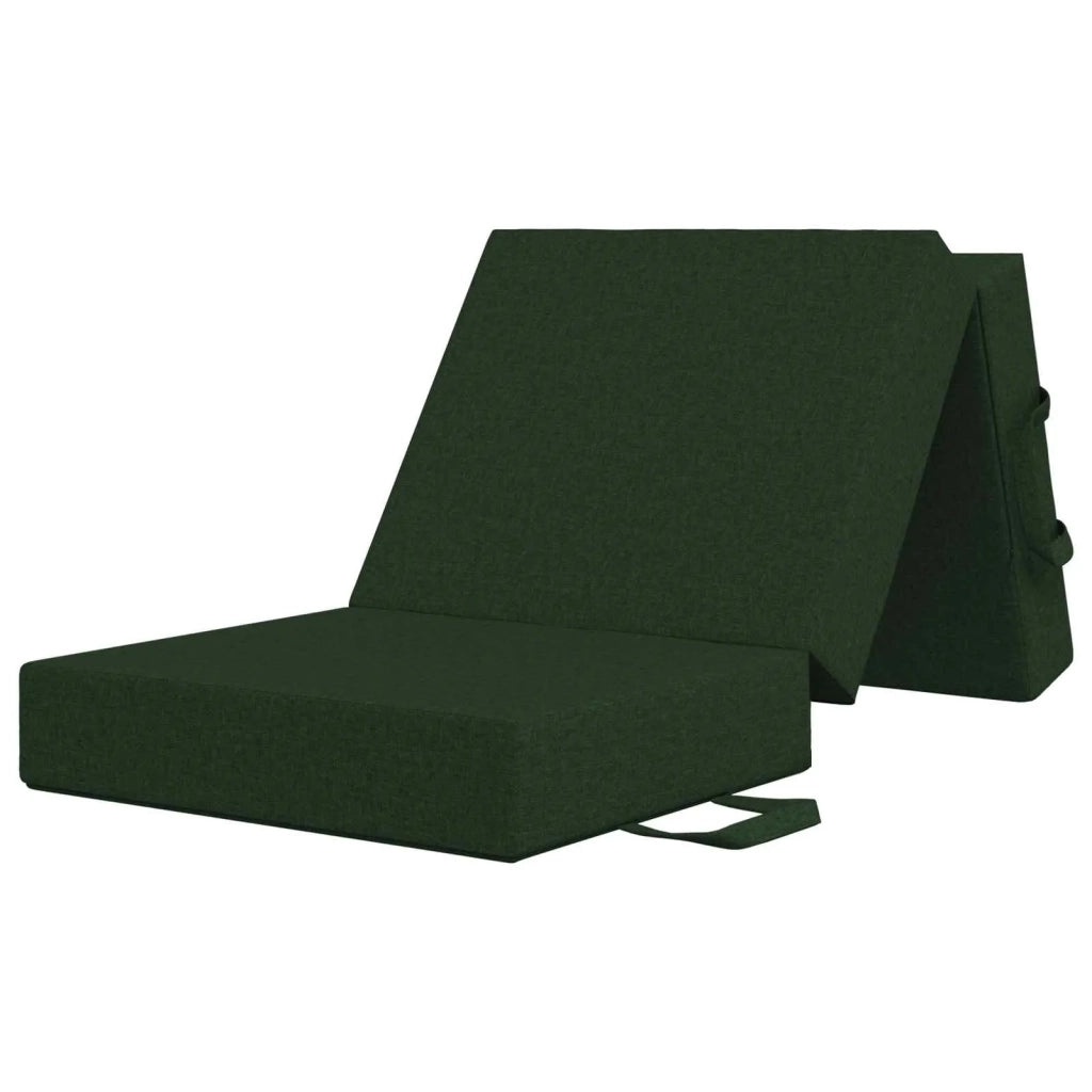 Divano Letto Pieghevole 90 x 63 x 45 cm Verde Scuro 900151
