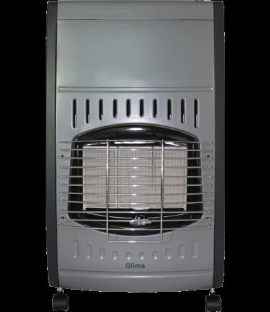 Stufa a gas GH 3042 R grigio, ambienti fino a 135 m3, potenza kW 4,2, 3 regolazioni, regolatore gas incluso