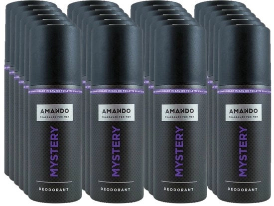 Deodorante Spray Mistero 150 ml - Confezione Economica da 24 pezzi