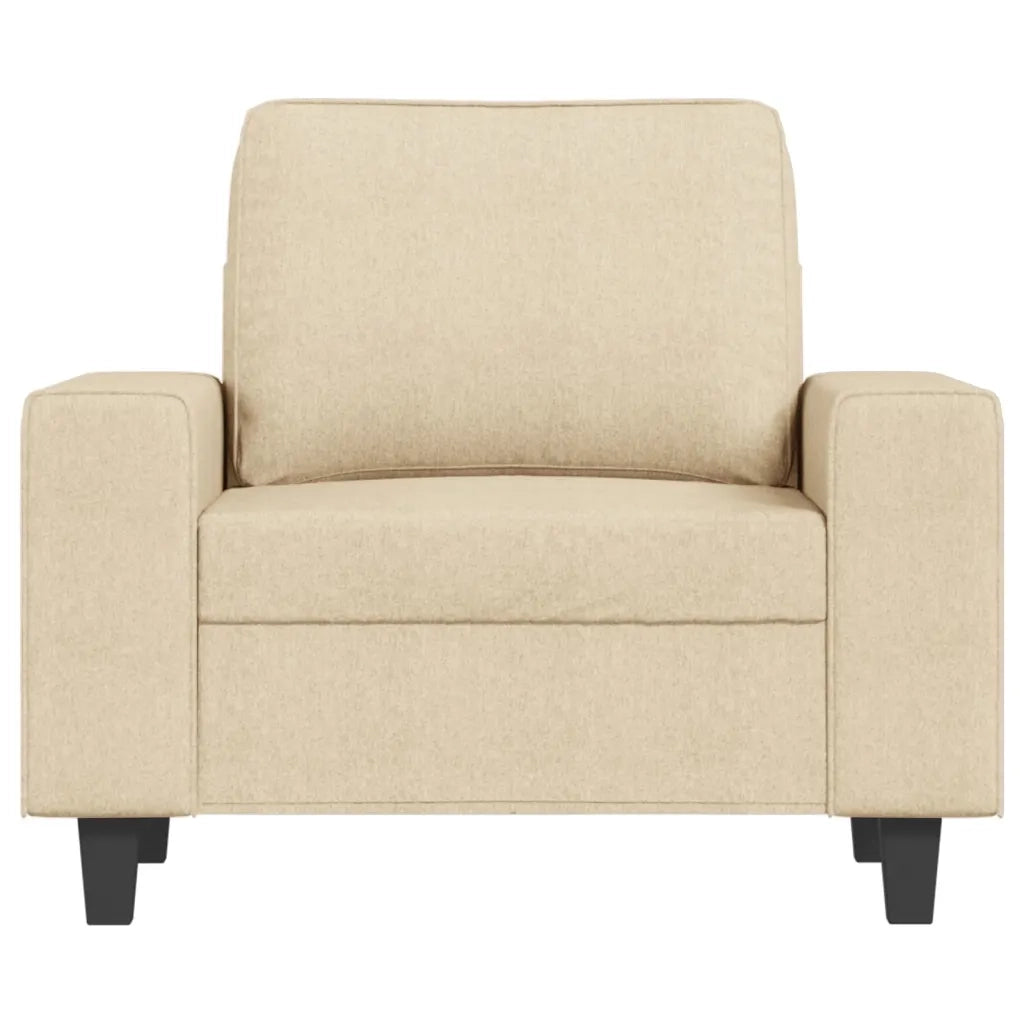Poltrona Crema 60 cm in Tessuto 359377