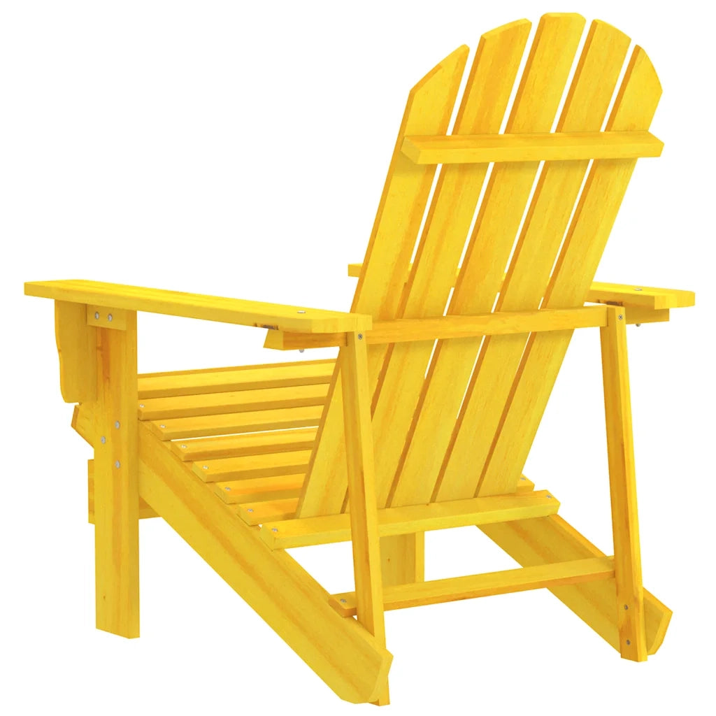 Sedia da Giardino Adirondack in Legno Massello di Abete Giallo cod mxl 11753