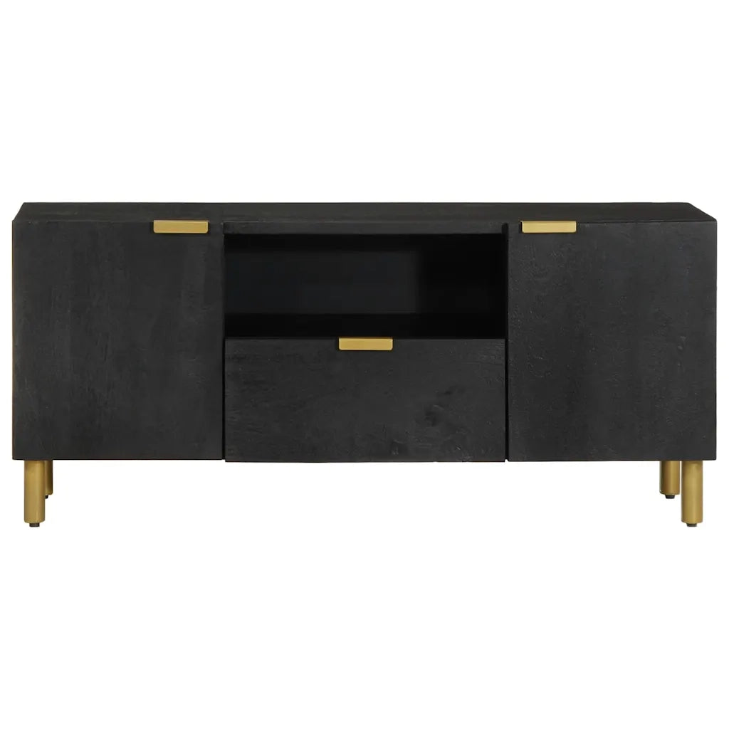 vidaXL Mobile Porta TV Nero 105x33x46 cm in Legno Multistrato