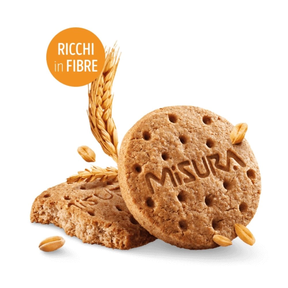 Misura fibrextra biscotti integrali farina 100% integrale in confezione da 330 grammi