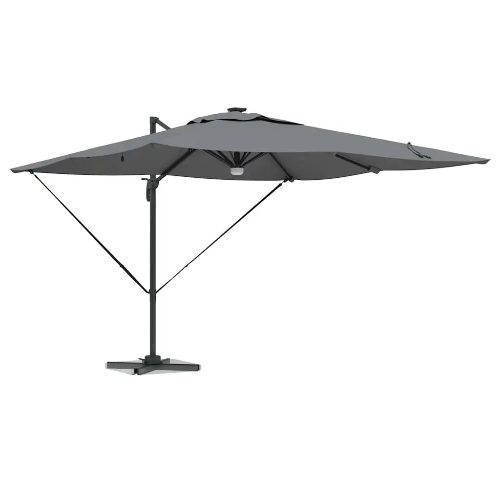 Parasole Roma-Ombrellone da giardino Antracite 286 x 284 x 270 cm