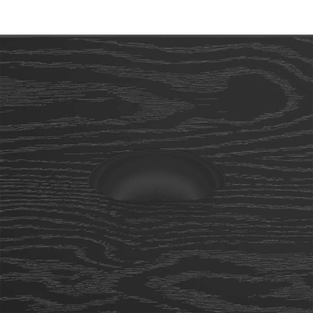 Tavolino da salotto con cassetto Rovere Nero 50 x 50 x 35 cm 881372