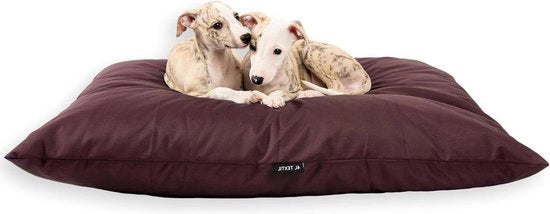 Cuscino acqua resistente per cani - cuscino per cani medio - lavabile cuscino per cani - marrone 60 x 50 cm