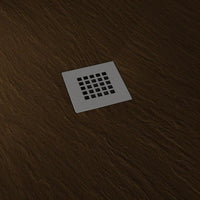 Piatto Doccia in Pietra 90x90 cm Pedrinelli Ardesia Stone Side Marrone