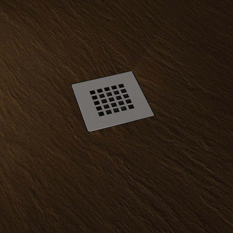 Piatto Doccia in Pietra 90x150 cm Pedrinelli Ardesia Stone Side Marrone