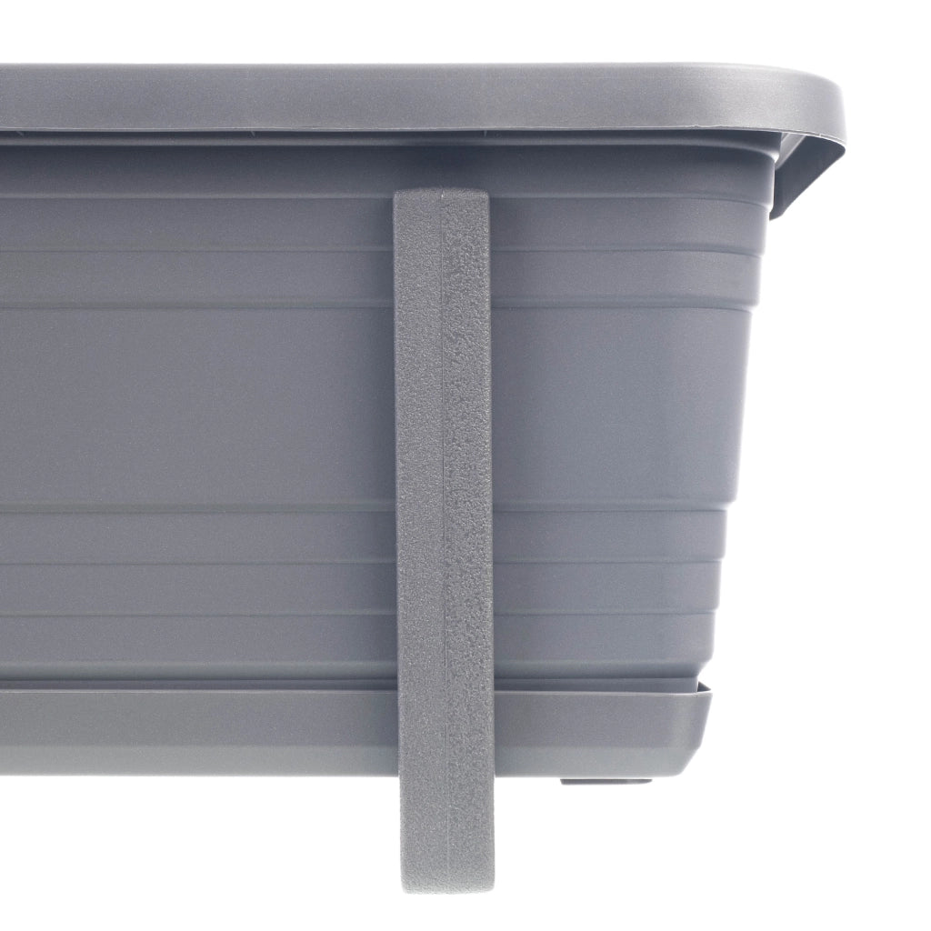 KADAX Fioriera da balcone, vaso da fiori, 80 cm, manici, supporto, ringhiera del balcone
