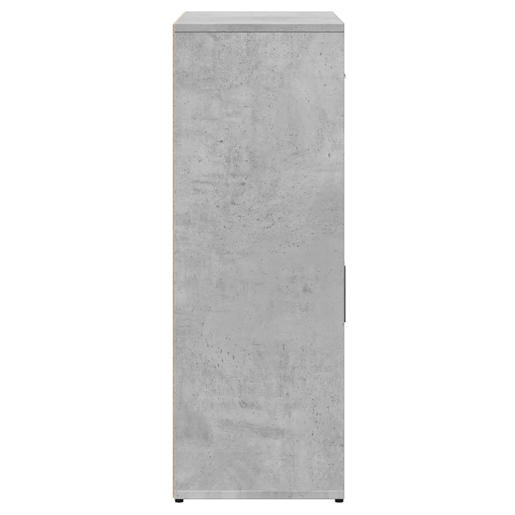 Credenza Grigio Cemento 60x30x84 cm in Legno Multistrato