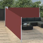 Tenda da Sole Laterale Retrattile Marrone 100x1000 cm 48475