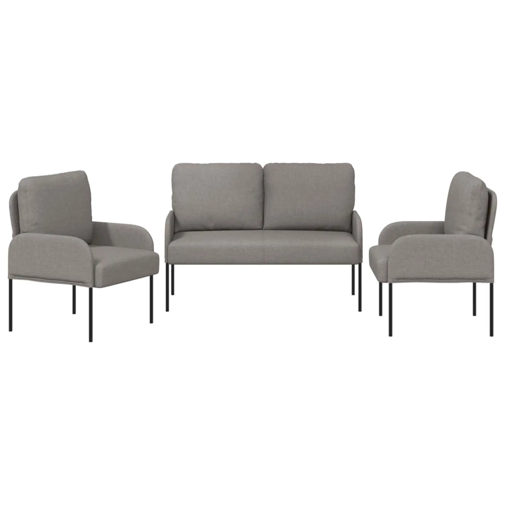 Set divani 3 pcs Talpa 115 x 56 x 80 cm Legno compensato