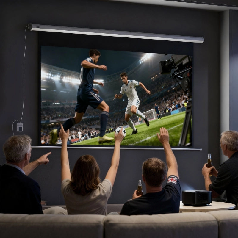 SCHERMO PROIEZIONE Motorizzato 100" 16:9 Bianco con telecomando
