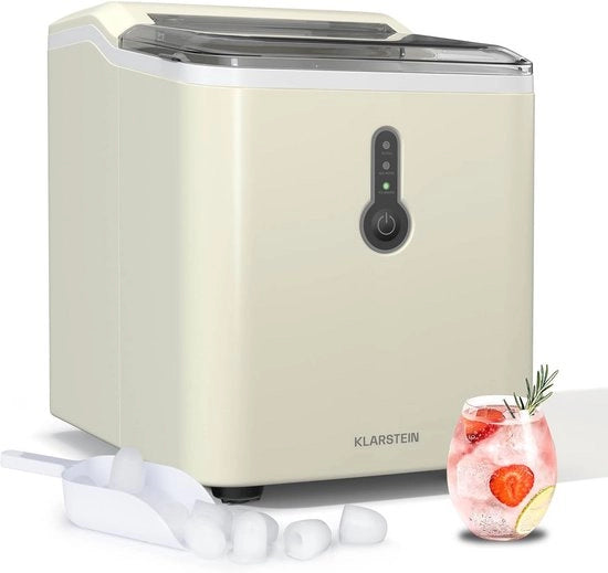 Macchina per blocchi di ghiaccio - 12 kg al giorno, 8 minuti ciclo, portatile con coperchio trasparente, ideale per feste