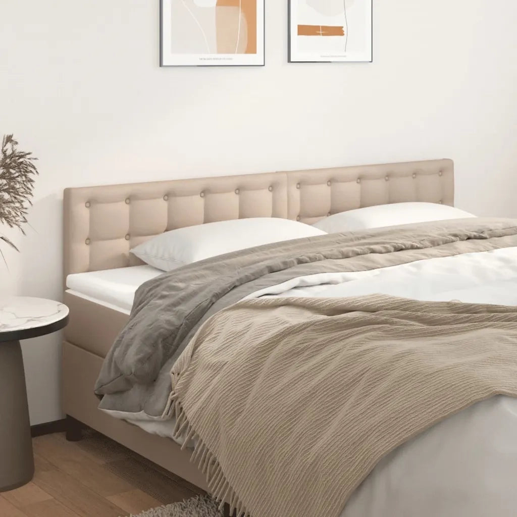 Testiera | Testata Cappuccino 200x5x78/88 cm in Similpelle