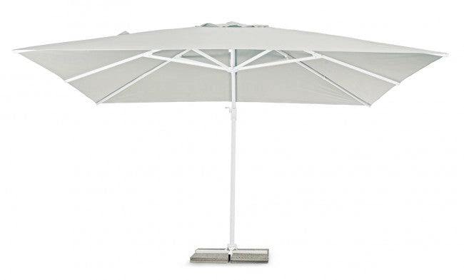 Ombrellone da Giardino Decentrato 4x4x2,93h m Eden Bianco