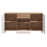 Madia Morlupo, Credenza un Cassetto, 173x41.5x87.5h cm Bianco