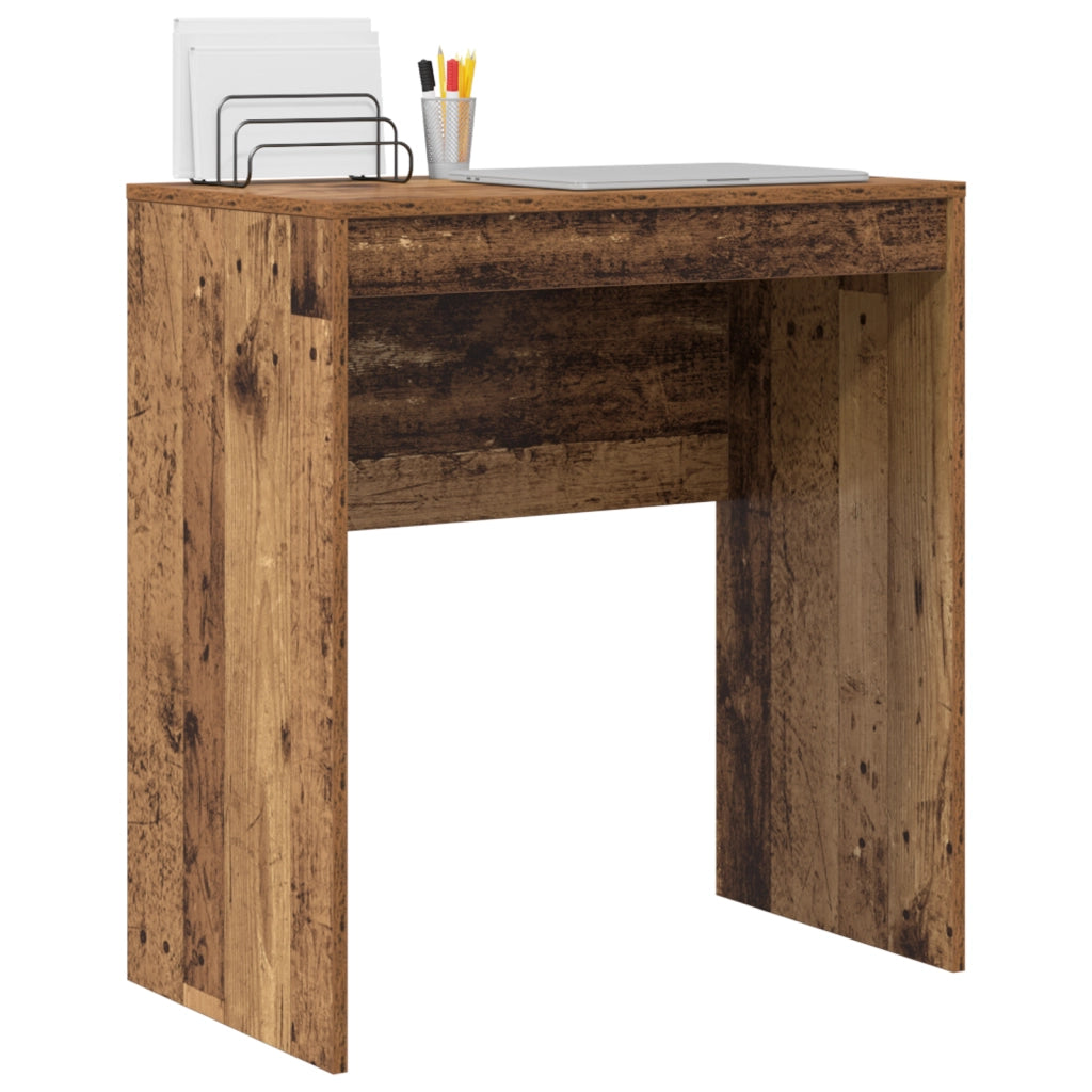 Scrivania Rustica Legno Vecchio Truciolare Piccola Magazzino