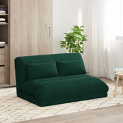 Sedia da Pavimento Verde Scuro 110 x 82 x 55 cm Velluto 42028212