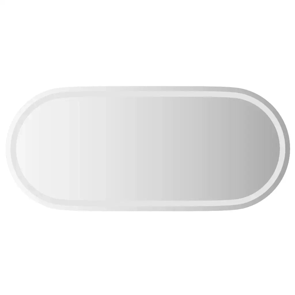 vidaXL Specchio da Bagno LED 100x45 cm Ovale