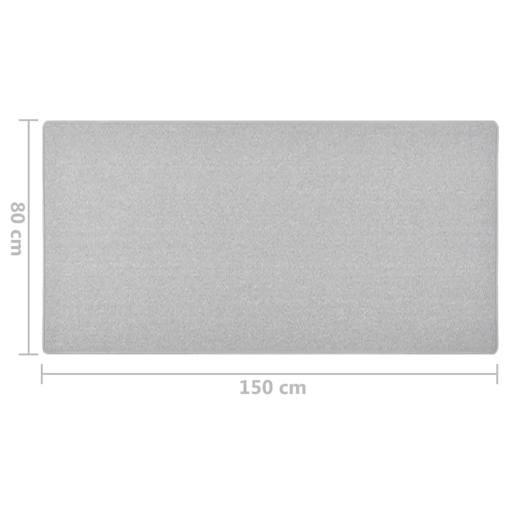 Tappeto del soggiorno | Tappeto Corsia Grigio Chiaro 80x150 cm