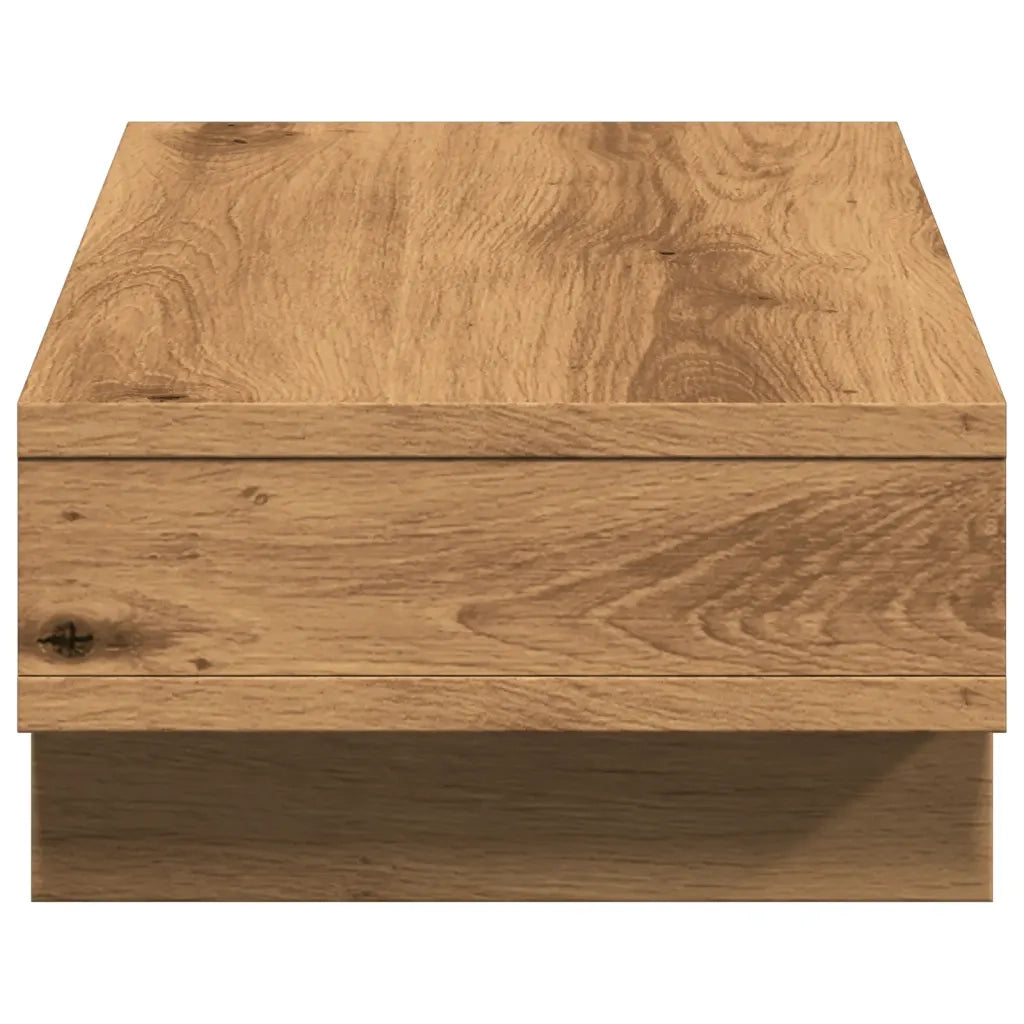 Supporto per Monitor Rovere Artigianale 50x27x15 cm Truciolato
