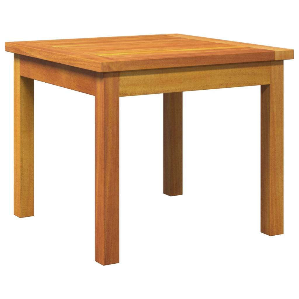 Tavolino  45x45x38 cm in legno massello di acacia