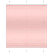 Tenda Plissettata Rosa 115x100 cm Larghezza Tessuto 114,4 cm
