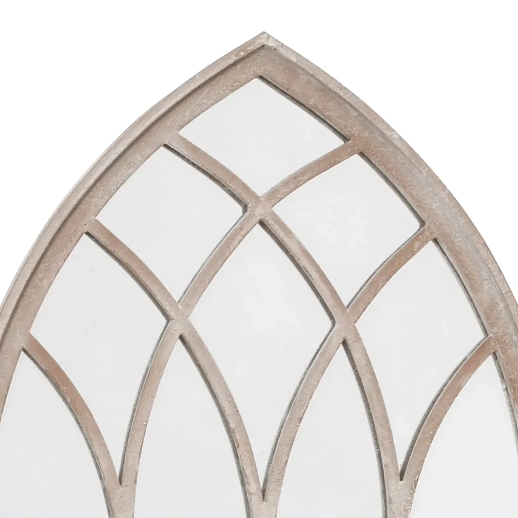 Specchio Sabbia-Specchio Decorativo 100x45 cm in Ferro per Uso Interno 294693