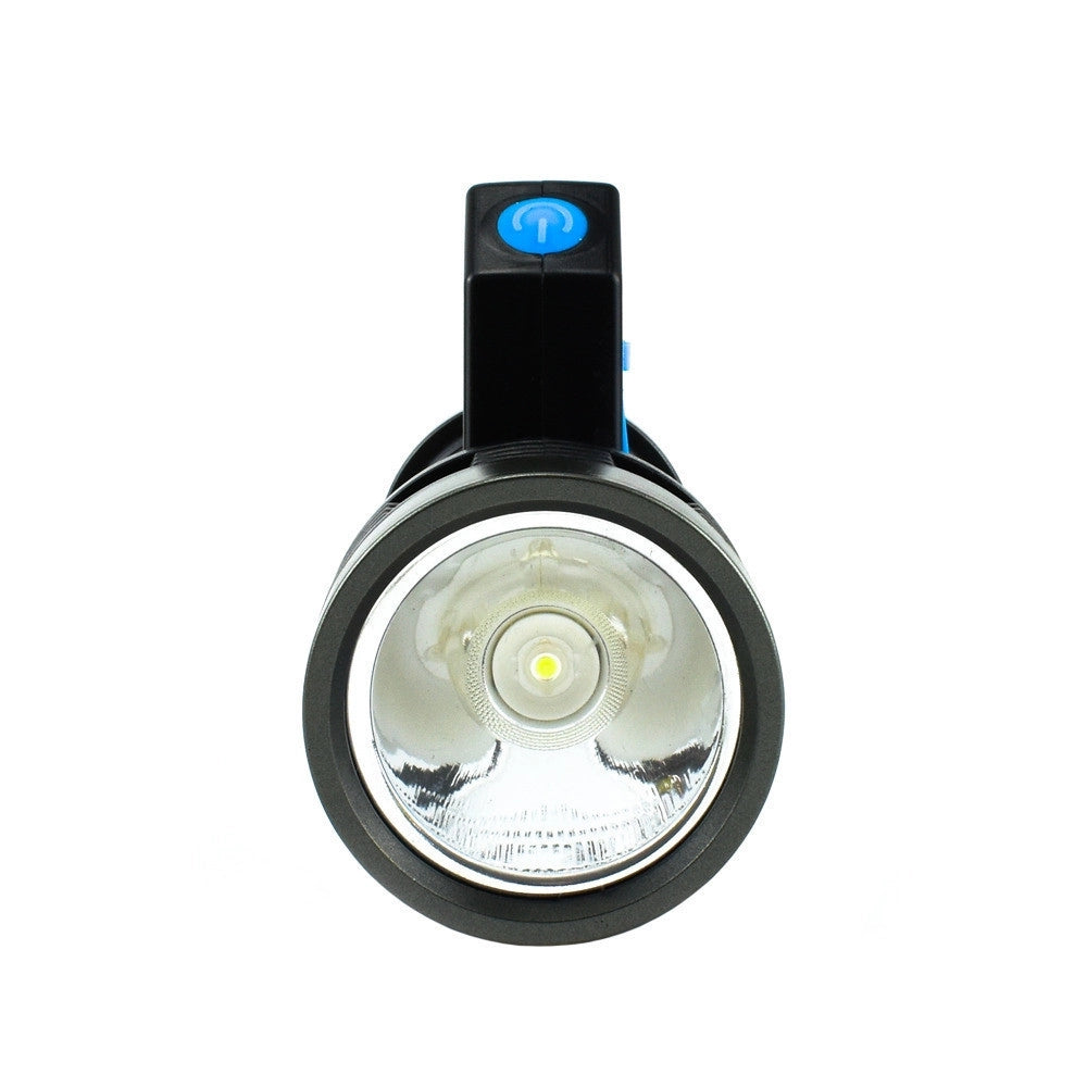 Trade Shop - Torcia Elettrica Portatile Ricaricabile Usb Doppia Funzione Luce Led+cob Emergenza Q-led556 -