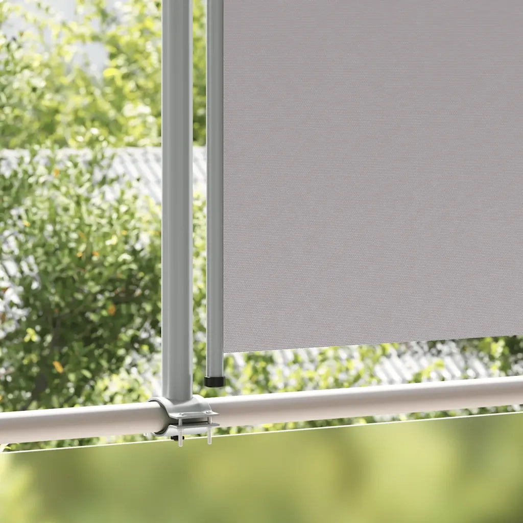 Tenda da Sole Laterale Retrattile 160 x 300 cm Grigia 45195