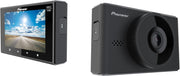 VREC-170RS Telecamera da cruscotto: telecamera frontale con registrazione Full HD, grandangolo a 170°, localizzazione GPS, monitoraggio del parcheggio, display LCD da 3", controllo tramite app