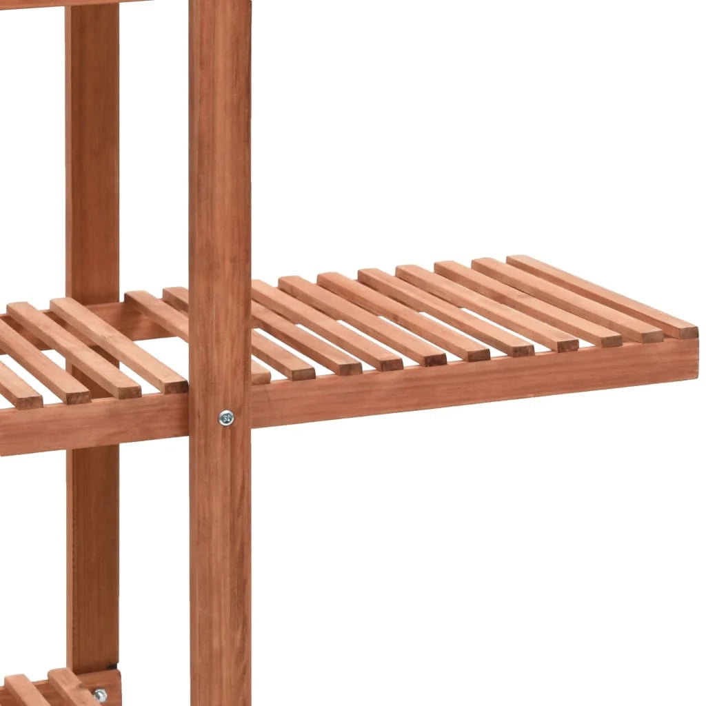 Portavasi mobiletto portafiori legno di cedro 86 x 36 x 139 cm marrone 02_0045170