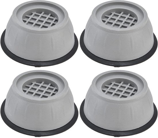 Pavimenti anti vibrazione 4 pezzi - riduzione rumore - assorbimento shock - isolamento vibrante - protezione pavimento - diametro 9cm - piedi lavastoviglie