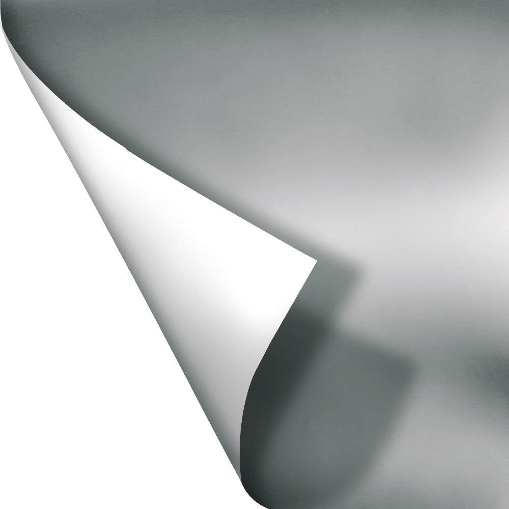 ARGENTO OPACO - Pellicola Metallizzata adesiva - 122cm di larghezza Misura: 122x1000 cm
