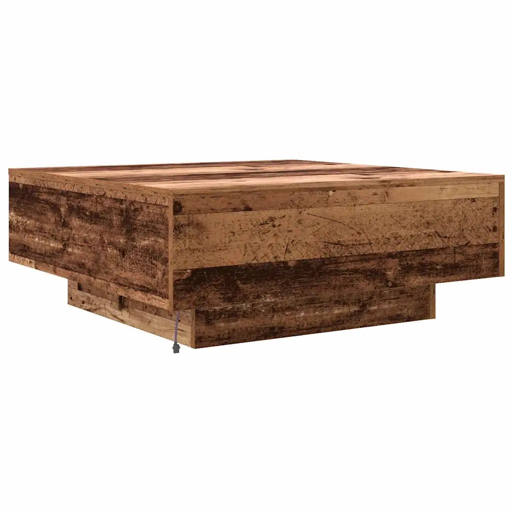 Tavolino da salotto Legno Vecchio e Blu 80 x 80 x 31 cm 863000