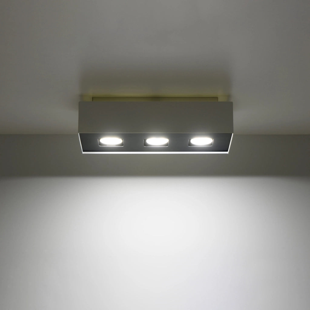 Plafoniera UNIKO 3 faretti bianco/nero Pure Lume GU10