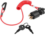 Contattino per Auto con Chiave - Installazione Facile - Resina Durevole - Fune di Sicurezza - Adatto per Johnson Evi...