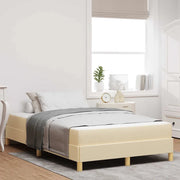 vidaXL Letto a molle Crema e Marrone 120 x 200 cm