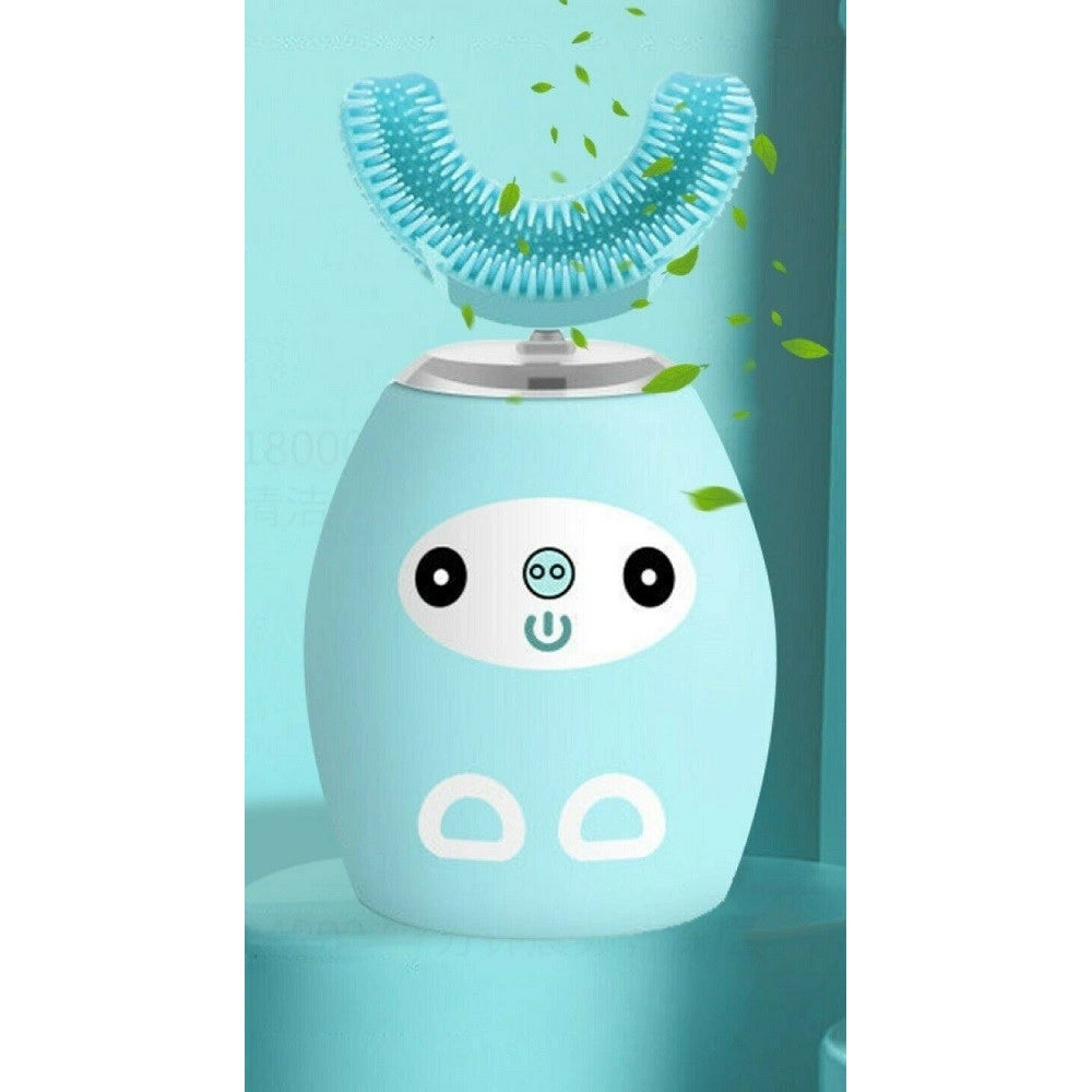 Trade Shop - Spazzolino Elettrico A Ultrasuoni Bambini Pulizia E Sbiancamento Denti Q-ys13 -