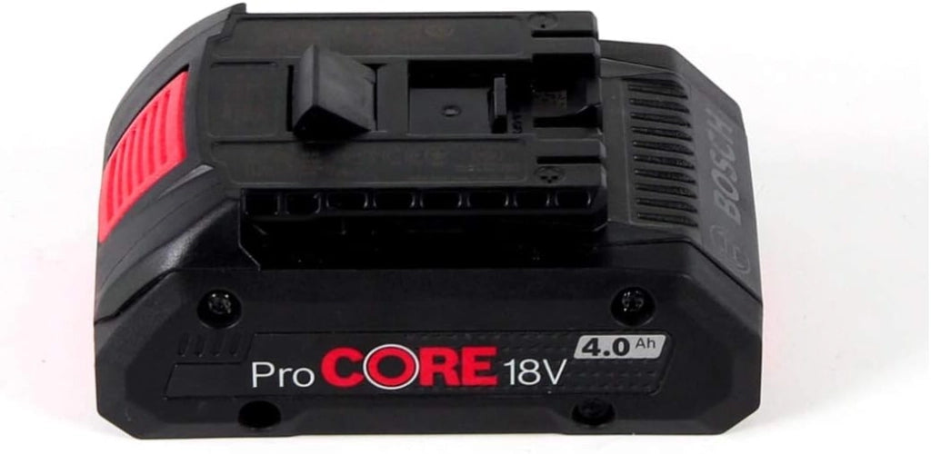 2 batterie Bosch GBA ProCORE da 18 V, 4 Ah, in scatola di cartone