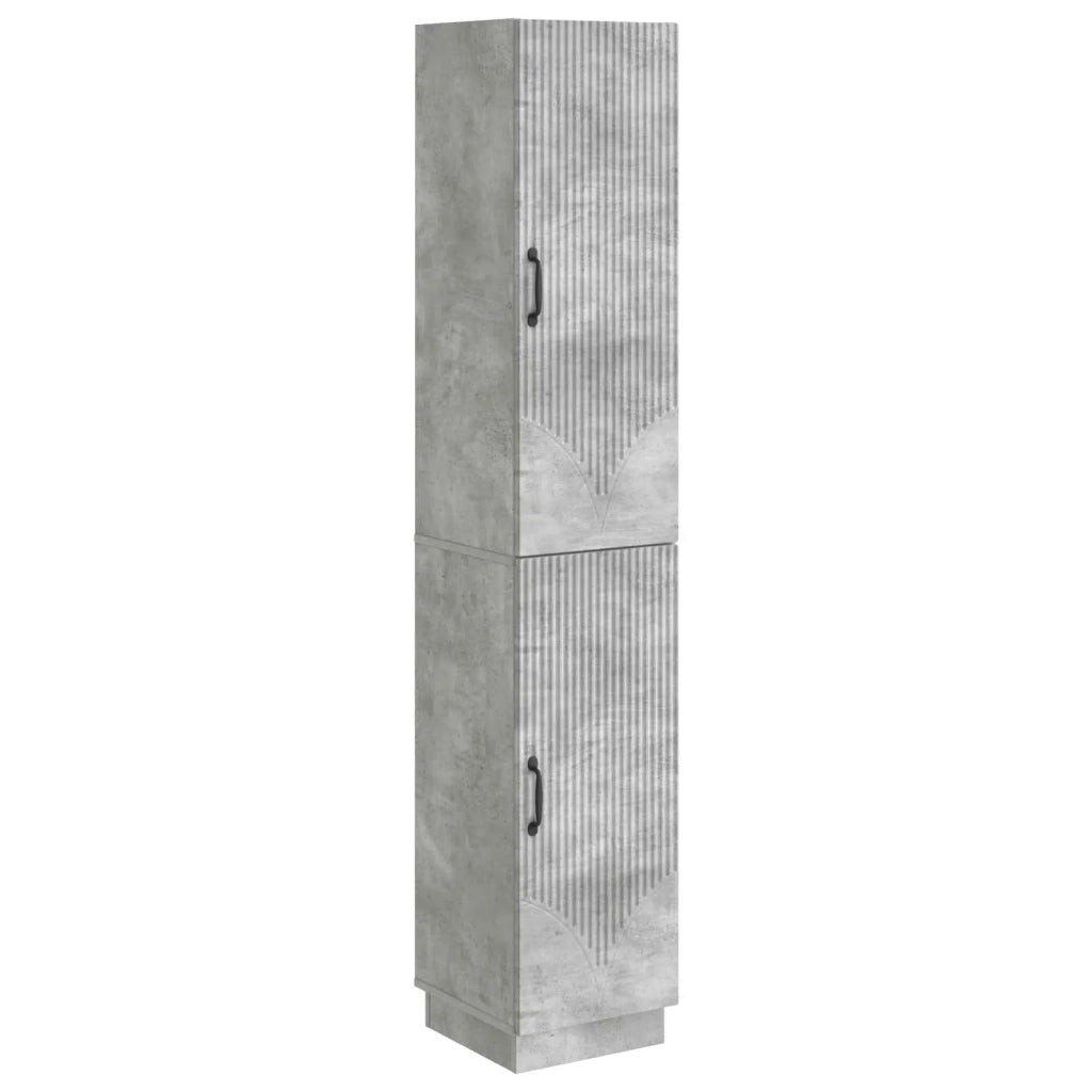 Set di armadi 2 pcs Grigio Cemento Legno ingegnerizzato 3416793