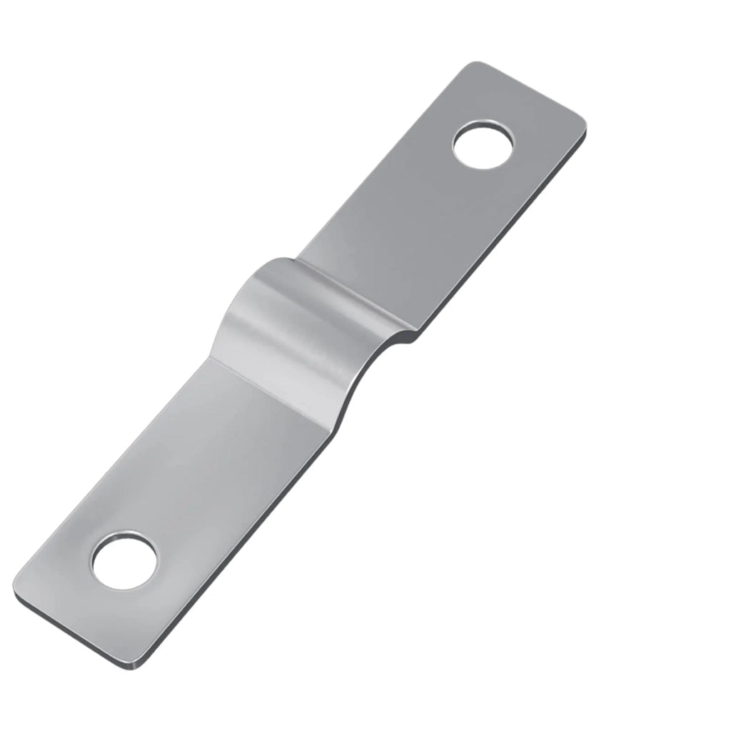 Piastra di impatto 12 pcs Argento 50 x 10 x 1,2 mm Ferro 864829